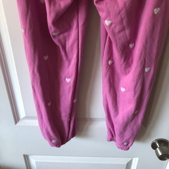 Spiritual Gangster Girls Perfect Sweatpant Pink Hearts size Small - Picture 12 of 13